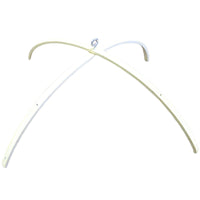 Half-Round Bamboo Ring Wind Chime with Stand - European Style