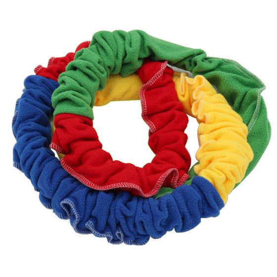 Elastic Rainbow Pull Rope for Children's Outdoor Sports and Sensory Toys