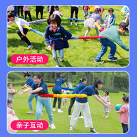 Rainbow Elastic Pull Rope for Kindergarten and Team Building Games