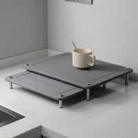 Stackable Diatomite Drying Pad for Kitchen and Bathroom Countertop