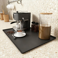Silicone Coffee Machine Mat, Non-slip Countertop Drying Pad
