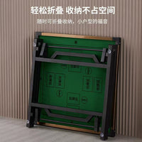 Folding Multi-Game Table for Cards, Mahjong, Chess, and Dining