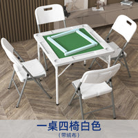 Factory Direct Plastic Mahjong Table, Simple Folding Mahjong Table for Home