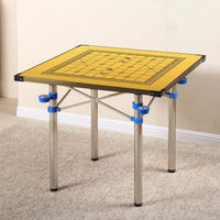 Simple Folding Mahjong Table, Portable, Dual-Use Dining Table, 90cm