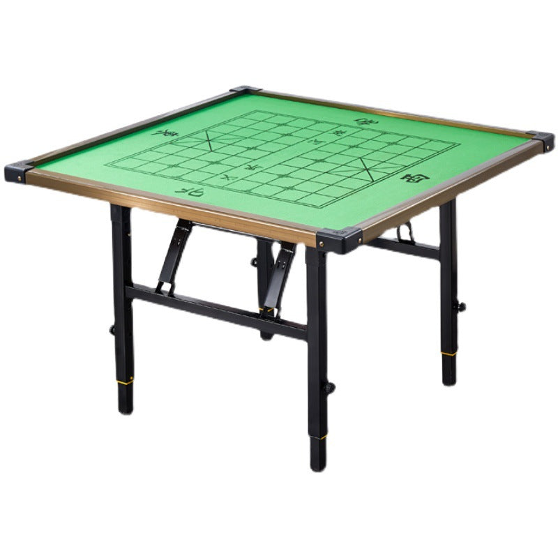 Foldable Mahjong Table with Adjustable Height