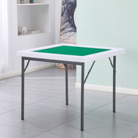 Portable Folding Mahjong Table with Cup Holders for Home and Outdoor Use