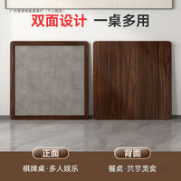 Foldable Mahjong Table, Multi-functional Square Table for Dining and Games