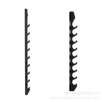 Metal Multi-Slot Fishing Rod Ceiling Mount Hanger with Wall Display Rack