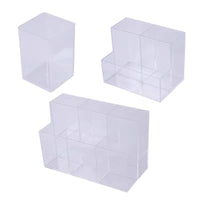 Transparent Lipstick Storage Box, 9-Grid, Plastic Cosmetic Organizer