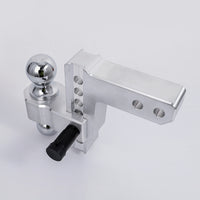 Adjustable Aluminum Alloy Trailer Hitch Arm with Dual Ball Head for Pickup Trucks