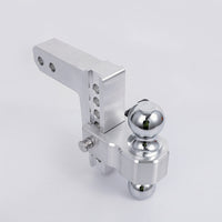 Adjustable Aluminum Alloy Trailer Hitch Arm with Dual Ball Head for Pickup Trucks