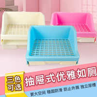 High-Sided Rabbit Litter Box with Drawer