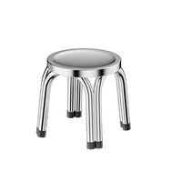 201 Stainless Steel Four-Leg Stool for Restaurant and Home Use