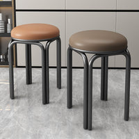 Extra Thick 304 Stainless Steel Stackable Dining Stool, Nordic Style, Round Bar Stool