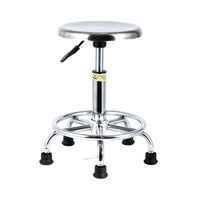 Anti-Static 304 Stainless Steel Laboratory Swivel Stool with Adjustable Height