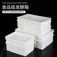Dough Fermentation Box Food Grade Cake Bread Turnover Box Stackable Pizza Fresh-Keeping Box Baking Freezing Storage Basin