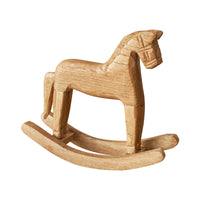 Vintage Wooden Rocking Horse Decoration