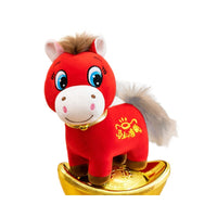 Liangyu Plush Horse Toy Smiling Horse Doll