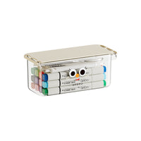 Under-Desk Drawer Storage Box Large Capacity Hidden Organizer for Student Dormitory Transparent Hanging Storage Box