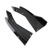 Car Rear Bumper Corner Protector, ABS, Universal Fit, Black or Carbon Fiber