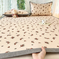 Cooling Ice Silk Bed Mat Set, Fitted Sheet, Machine Washable, 2026 Spring