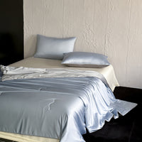 Class A Cooling Silk Air Conditioning Quilt, Silk Filling, Lightweight, Summer