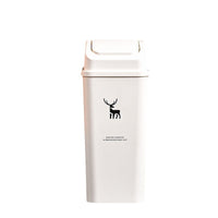 Deer-Shaped Bathroom Trash Can with Rocking Lid, 10L