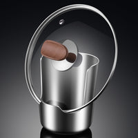 304 Stainless Steel Vertical Spoon and Pot Lid Holder Rack