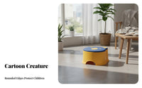 Cartoon Design Koala-Shaped Stool Multi-Purpose children's Seat High Load-Bearing kids' Furniture Easy to Clean for Toddlers, Adults, Parents, Kindergarten, Bathroom, Entryway, Playroom