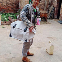 Heavy-Duty Canvas Tool Bag for Electricians, Extra Large