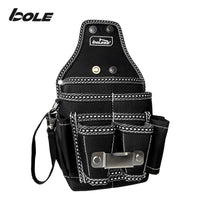 Bole BL-X874 Electrician Tool Waist Bag, Reinforced Thickened High-Wear-Resistant Oxford Cloth