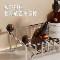 Stainless Steel Bathroom Organizer Shelf