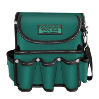 Electrician Tool Waist Bag, Thickened Wear-Resistant Canvas, Portable, with Belt and Strap Options