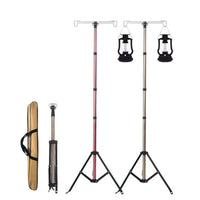 Portable Outdoor Camping Telescopic Folding Lamp Stand Tripod