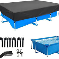 Yao Xin Polyester Rectangular Pool Cover, Waterproof, Dustproof, Various Sizes