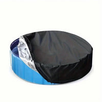 Round Pool Cover Waterproof Oxford Cloth Outdoor Pool Cover