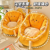 Lazy Sofa Cushion with Backrest for Floor Sitting