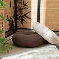 Korean Style Round Floor Cushion for Office Chair, Thick, Autumn/Winter