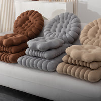 Cute Cookie Cushion, Thick Plush, Office Chair, Floor Cushion, Tatami, Classroom