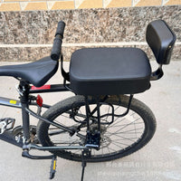 Folding Bike Child Seat with Backrest and Armrest, Thickened, Safe, for Mountain Bike