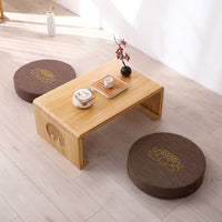 Linen Floor Cushion for Tatami, Meditation, and Window Seat