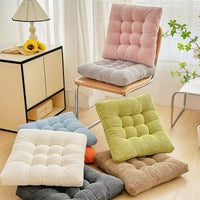Winter Thickened Velvet Cushion for Office and Dormitory