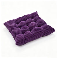 Solid Color Corduroy Seat Cushion