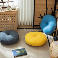 Korean Style Round Floor Cushion for Office Chair, Thick, Autumn/Winter