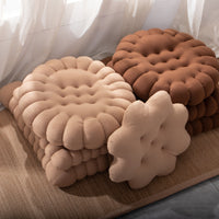 Cute Cookie Cushion, Thick Plush, Office Chair, Floor Cushion, Tatami, Classroom