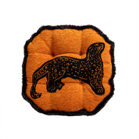 Leopard Print Cushion for Chair, Tatami Mat, Thick Floor Pad