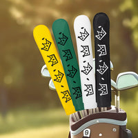 Golf Alignment Stick Cover with Cheese Crown Design