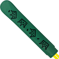 Golf Alignment Stick Cover with Cheese Crown Design