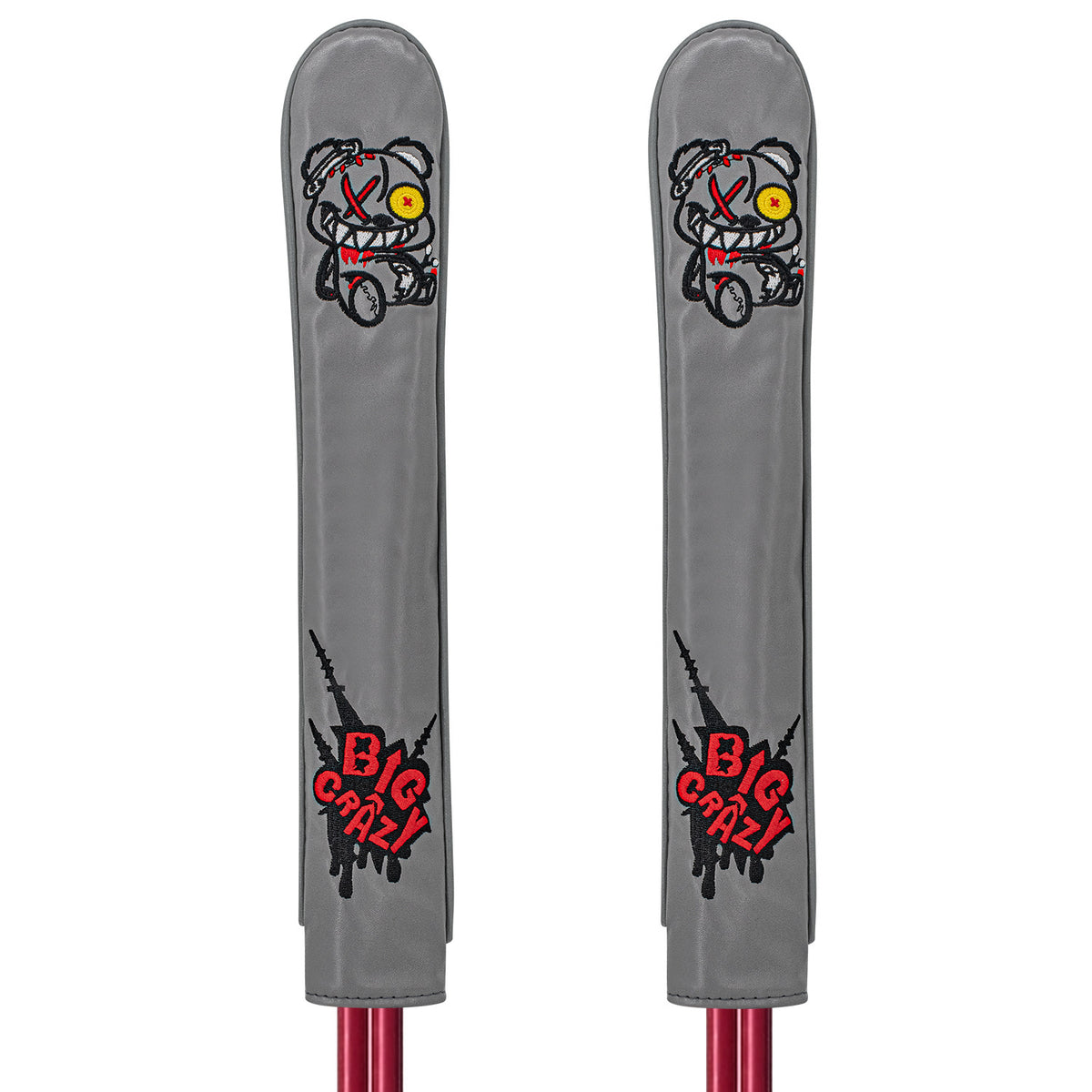 Golf Club Cover with One-Eyed Bear Embroidery