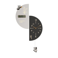 2025 New Double-Sided Corner Wall Clock for Living Room, Modern Minimalist Creative Corner Clock
